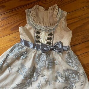 Shein Youth Toddler Lace Oktoberfest Bavarian German Dirndl Size 4